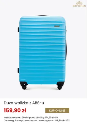 Duża walizka z ABS-u Wittchen promocja w Wittchen