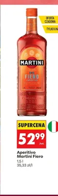 Aperitivo Martini Fiero promocja w Biedronka
