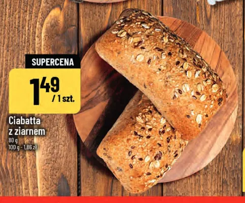 Ciabatta z ziarnem promocja w POLOmarket