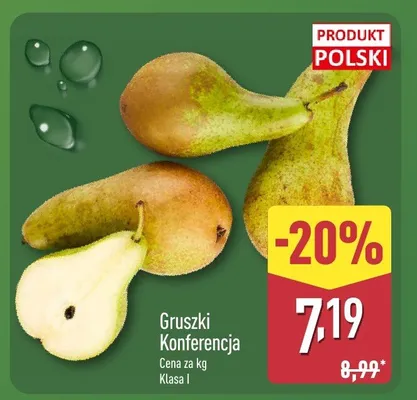 Gruszki Konferencja promocja w Aldi