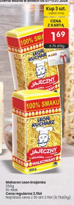 Makaron Leon Kucharz Jajeczny Krajanka promocja w Market Point