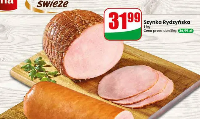 Szynka Rydzyńska AGRO Rydzyna promocja w Dino