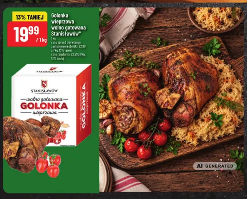 Golonka wieprzowa wolno gotowana Stanisławów promocja w POLOmarket