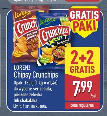 Chipsy Crunchips chakalaka Lorenz promocja w Aldi