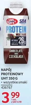 Napój proteinowy UHT Mlekovita 350 g wszystkie smaki promocja w Selgros