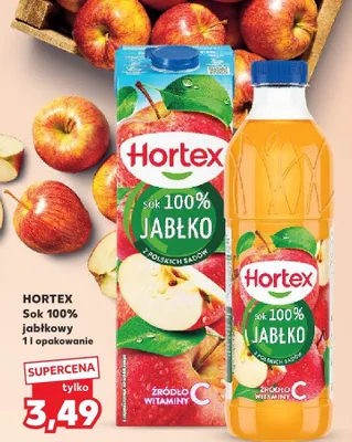 Sok 100% jabłkowy promocja w Kaufland