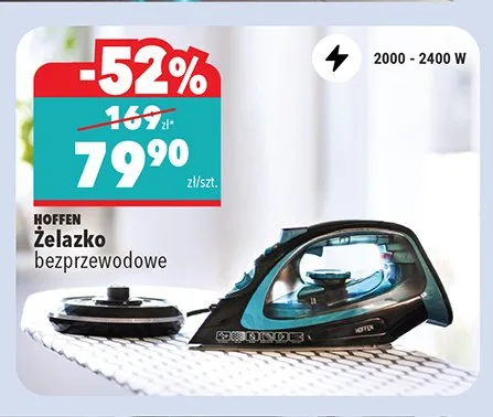 Żelazko bezprzewodowe Hoffen promocja w Biedronka