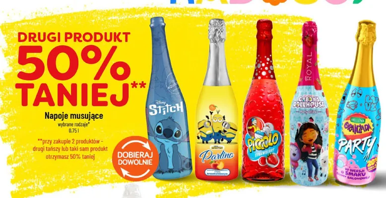 Napój musujący Hellena Oranżada Party o smaku gumy balonowej promocja w POLOmarket