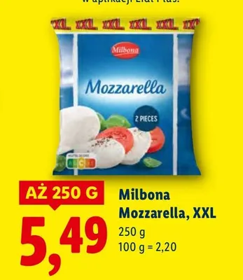 Ser Mozzarella, XXL promocja w Lidl