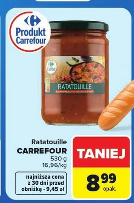 Danie gotowe Ratatouille Carrefour promocja w Carrefour Market