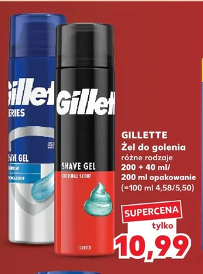 Żel do golenia Gillette Series promocja w Kaufland