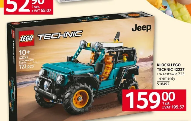 Klocki LEGO Technic 42227 promocja w Selgros