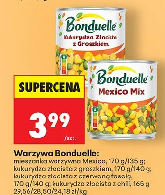Kukurydza złocista z czerwoną fasolą promocja w Biedronka