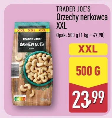 Orzechy nerkowca XXL promocja w Aldi