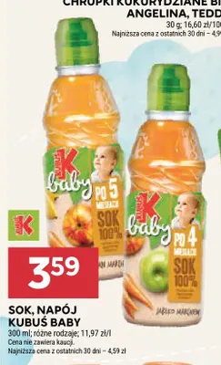Napój Kubuś Baby promocja w Stokrotka