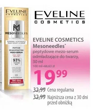 Peptydowe mezo-serum odmładzające do twarzy promocja w Hebe