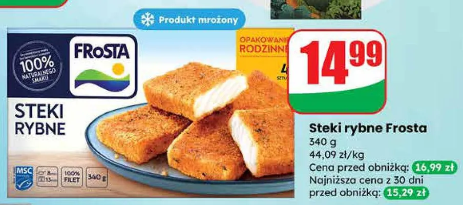 Steki rybne promocja w Dino