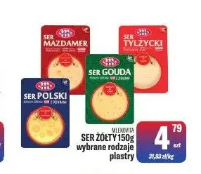 Ser żółty Polski plastry Mlekovita promocja w Tomi Markt