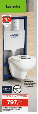 Zestaw podtynkowy Grohe Bau promocja w Leroy Merlin