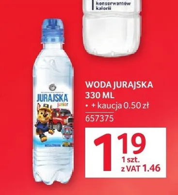 Woda Jurajska promocja w Selgros
