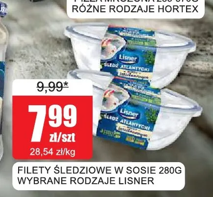 Filety śledziowe w sosie Lisner promocja w Bingo