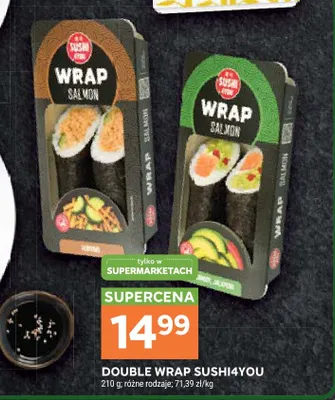 Double Wrap Sushi4You promocja w Stokrotka