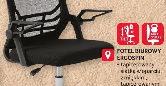 Fotel biurowy Ergospin promocja w Selgros