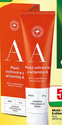 Maść ochronna z witaminą A Eubioco promocja w Dino