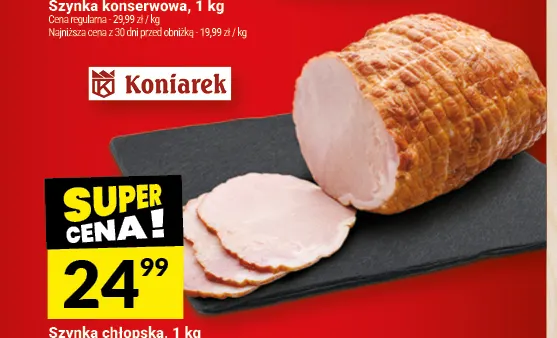 Szynka chłopska Koniarek promocja w Twój Market