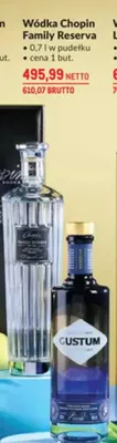 Wódka Chopin Family Reserva promocja w Makro