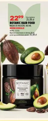 Maska do włosów Botanic Hair Food promocja w Drogerie Natura