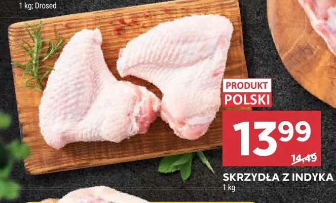 Skrzydła z indyka promocja w Stokrotka