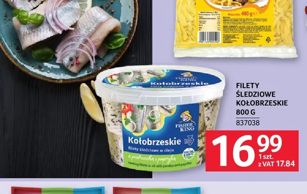 Filety śledziowe kołobrzeskie Fisher King promocja w Selgros