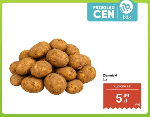 Ziemniaki luz promocja w Dino