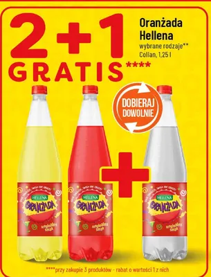 Oranżada Hellena wybrane rodzaje promocja w POLOmarket