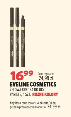 Żelowa kredka do oczu Eveline Cosmetics Variete promocja w Drogerie Natura