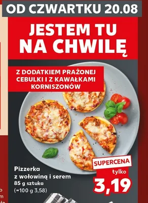 Pizzerka z wołowiną i serem promocja w Kaufland