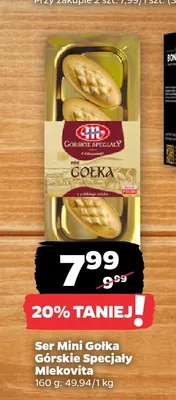 Ser Mini Gołka Górskie Specjały Mlekovita promocja w Netto