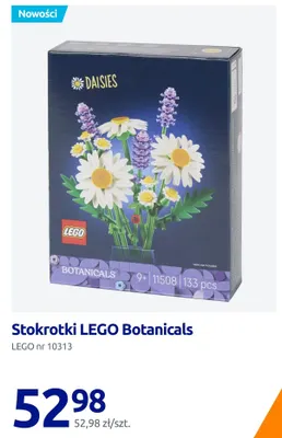 Stokrotki LEGO Botanicals 10313 promocja w Action