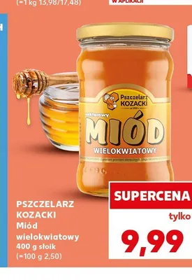 Miód wielokwiatowy Pszczelarz Kozacki promocja w Kaufland