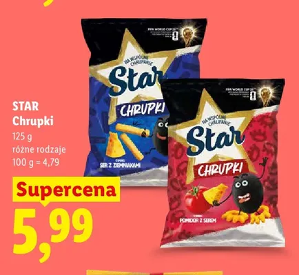 Chrupki Star Ser z ziemniakami promocja w Lidl