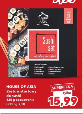 Zestaw startowy do sushi House of Asia promocja w Kaufland