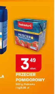 Przecier pomidorowy Podravka promocja w Chorten