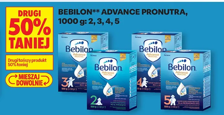 Mleko modyfikowane Advance Pronutra 2 promocja w Biedronka