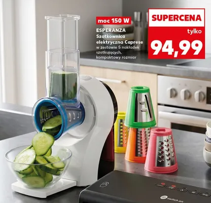 Szatkownica elektryczna Esperanza Caprese promocja w Kaufland