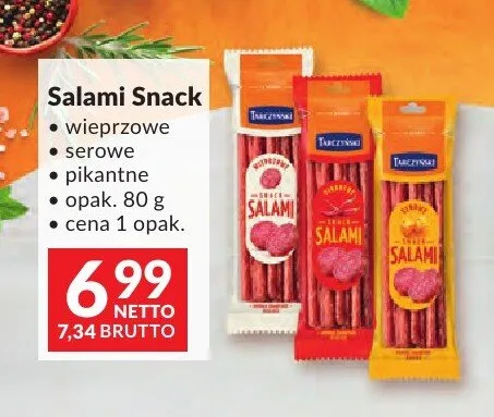 Salami Snack Tarczyński promocja w Makro
