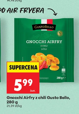 Gnocchi Airfry z chili Gusto Bello promocja w Biedronka