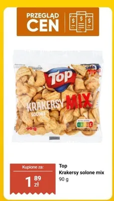 Krakersy solone mix promocja w Biedronka