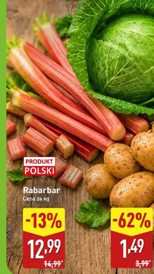 Rabarbar polski promocja w Aldi