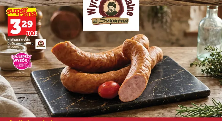 Kiełbasa krucha Od Szymona promocja w TOPAZ